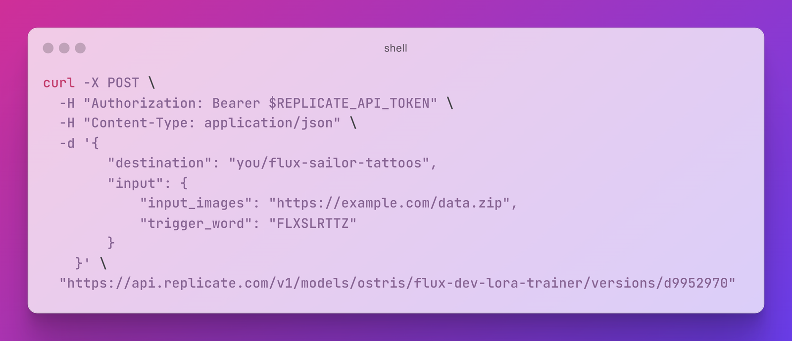 Fine-tune FLUX.2 with an API